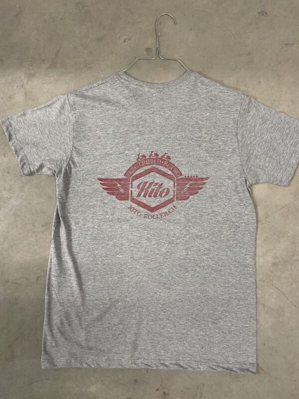 KITO Shirt handprinted - grau