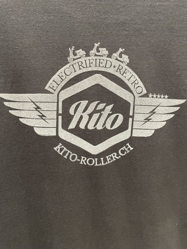 KITO Shirt handprinted - schwarz – Bild 3